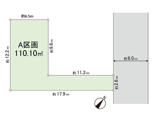 練馬区大泉町2丁目 土地 A区画 区画図 練馬区大泉町2丁目 土地 A区画 区画図