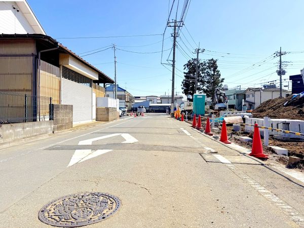 練馬区大泉町2丁目 土地 B区画 前面道路含む外観 練馬区大泉町2丁目 土地 B区画 前面道路含む外観