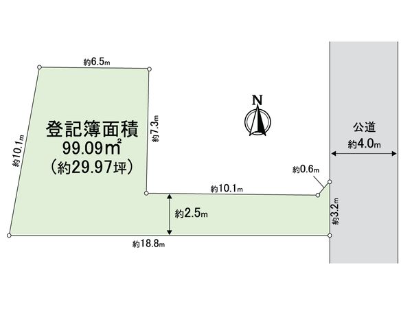 練馬区谷原5丁目 土地 区画図 練馬区谷原5丁目 土地 区画図