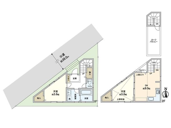 練馬区貫井4丁目 土地 建物プラン例 (間取り図) 練馬区貫井4丁目 土地 建物プラン例 (間取り図)