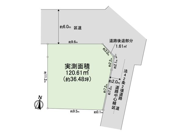練馬区南田中4丁目 土地 区画図 練馬区南田中4丁目 土地 区画図