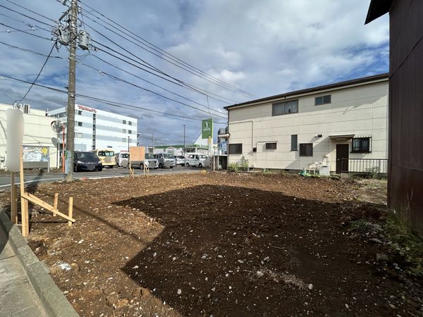 練馬区南田中4丁目 土地 前面道路含む外観 練馬区南田中4丁目 土地 前面道路含む外観