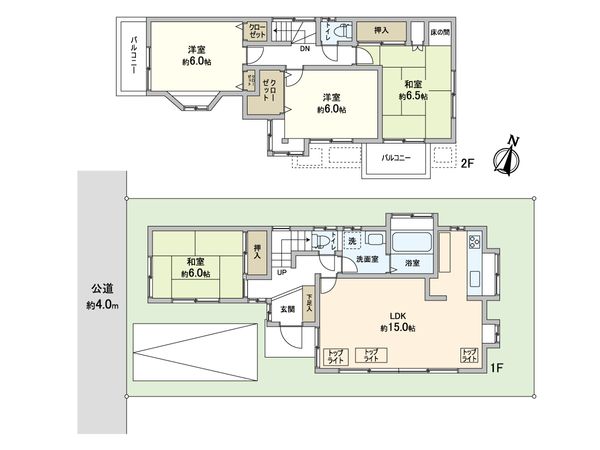 練馬区高野台5丁目 戸建 間取図(平面図) 練馬区高野台5丁目 戸建 間取図(平面図)