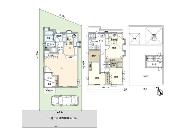板橋区常盤台2丁目 戸建 間取図(平面図)