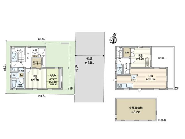 練馬区石神井町4丁目 戸建 間取図(平面図) 練馬区石神井町4丁目 戸建 間取図(平面図)