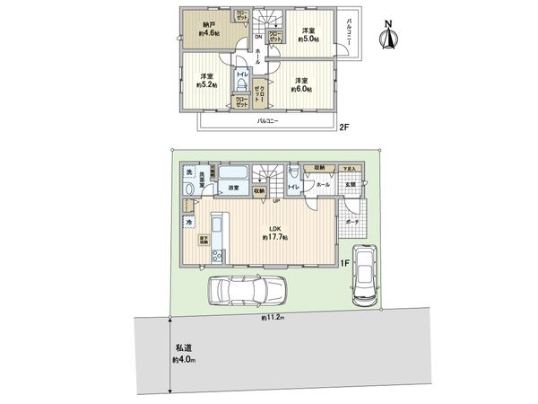 練馬区谷原3丁目 戸建 間取図(平面図) 練馬区谷原3丁目 戸建 間取図(平面図)