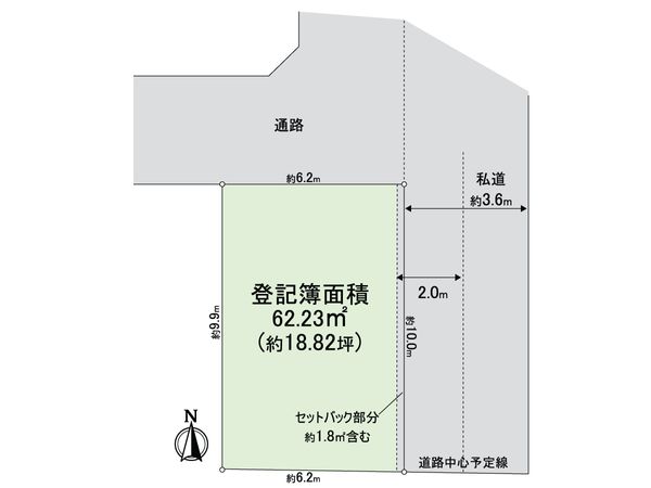 練馬区石神井町7丁目 土地 区画図 練馬区石神井町7丁目 土地 区画図