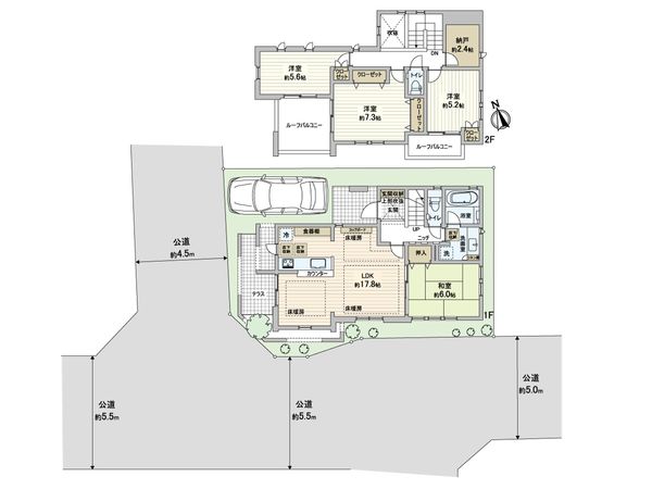 ファインコート石神井公園ベルデスクエア 間取図(平面図) ファインコート石神井公園ベルデスクエア 間取図(平面図)