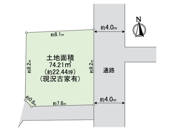 練馬区土支田2丁目 戸建 区画図 練馬区土支田2丁目 戸建 区画図
