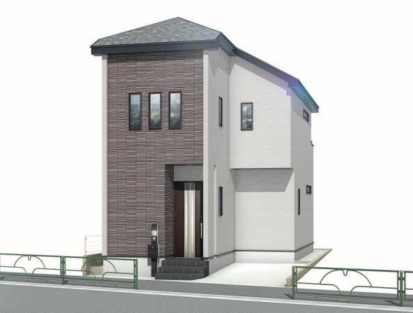 練馬区谷原5丁目 新築戸建 外観パース図