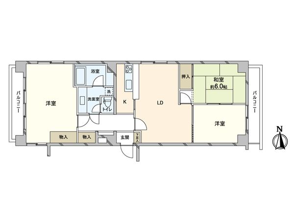 豊島園ファミリーマンション 間取図(平面図) 豊島園ファミリーマンション 間取図(平面図)