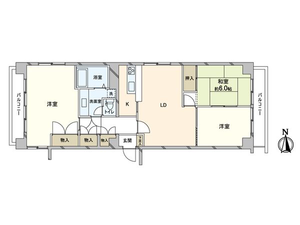 豊島園ファミリーマンション 間取図(平面図) 豊島園ファミリーマンション 間取図(平面図)