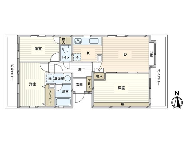 石神井公園パーク・ホームズ 間取図(平面図) 間取図(平面図)
