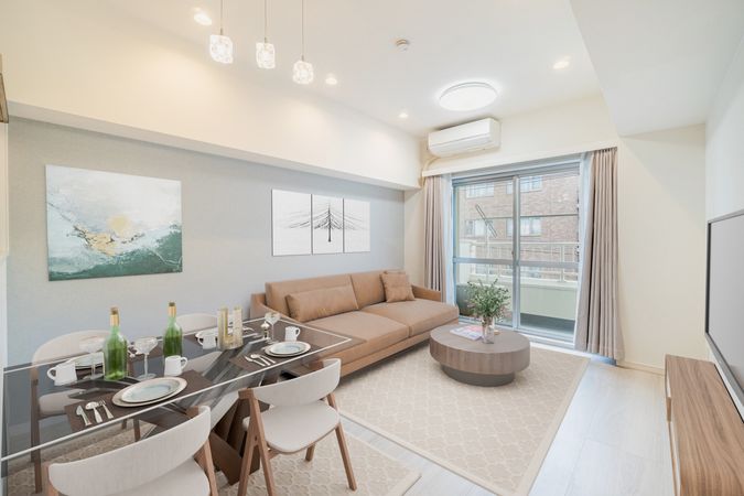 石神井パークサイドマンション リビング