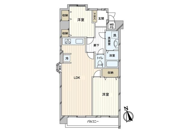 レインボー石神井公園 間取図(平面図) レインボー石神井公園 間取図(平面図)