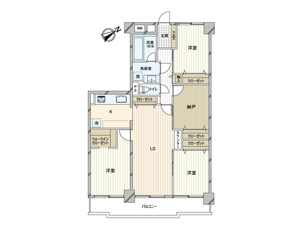 石神井公園パークハイツ 間取図(平面図)