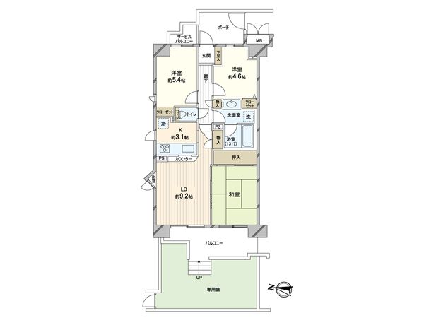 ステイツ大泉学園 間取図(平面図) ステイツ大泉学園 間取図(平面図)