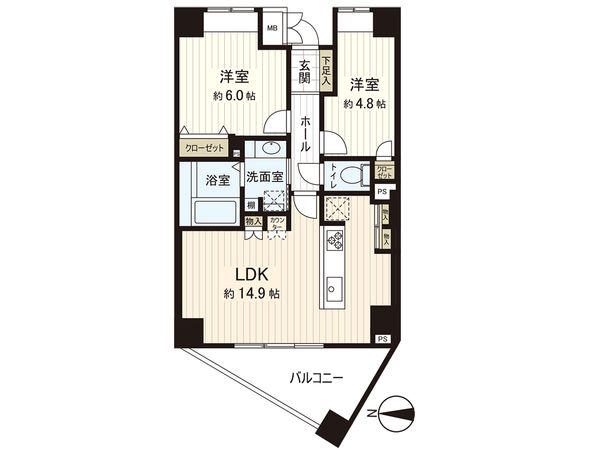 パークハウス練馬高野台 間取図(平面図) パークハウス練馬高野台 間取図(平面図)