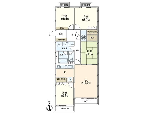 ソフトタウン石神井台 間取図(平面図)