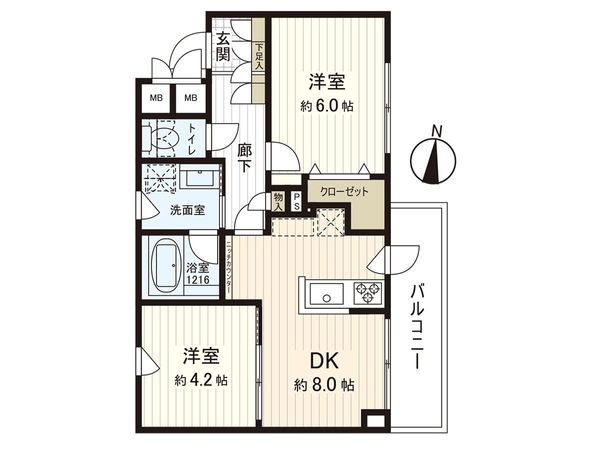 藤和シティコープ富士見台 間取図(平面図)