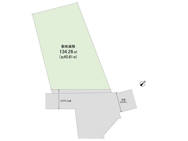 練馬区桜台2丁目 土地 区画図 練馬区桜台2丁目 土地 区画図