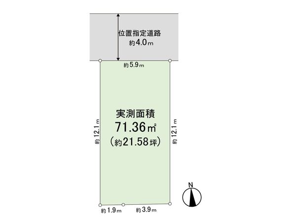 練馬区早宮1丁目 土地 区画図