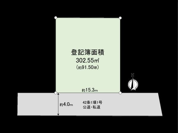 練馬区富士見台3丁目 土地 区画図 練馬区富士見台3丁目 土地 区画図