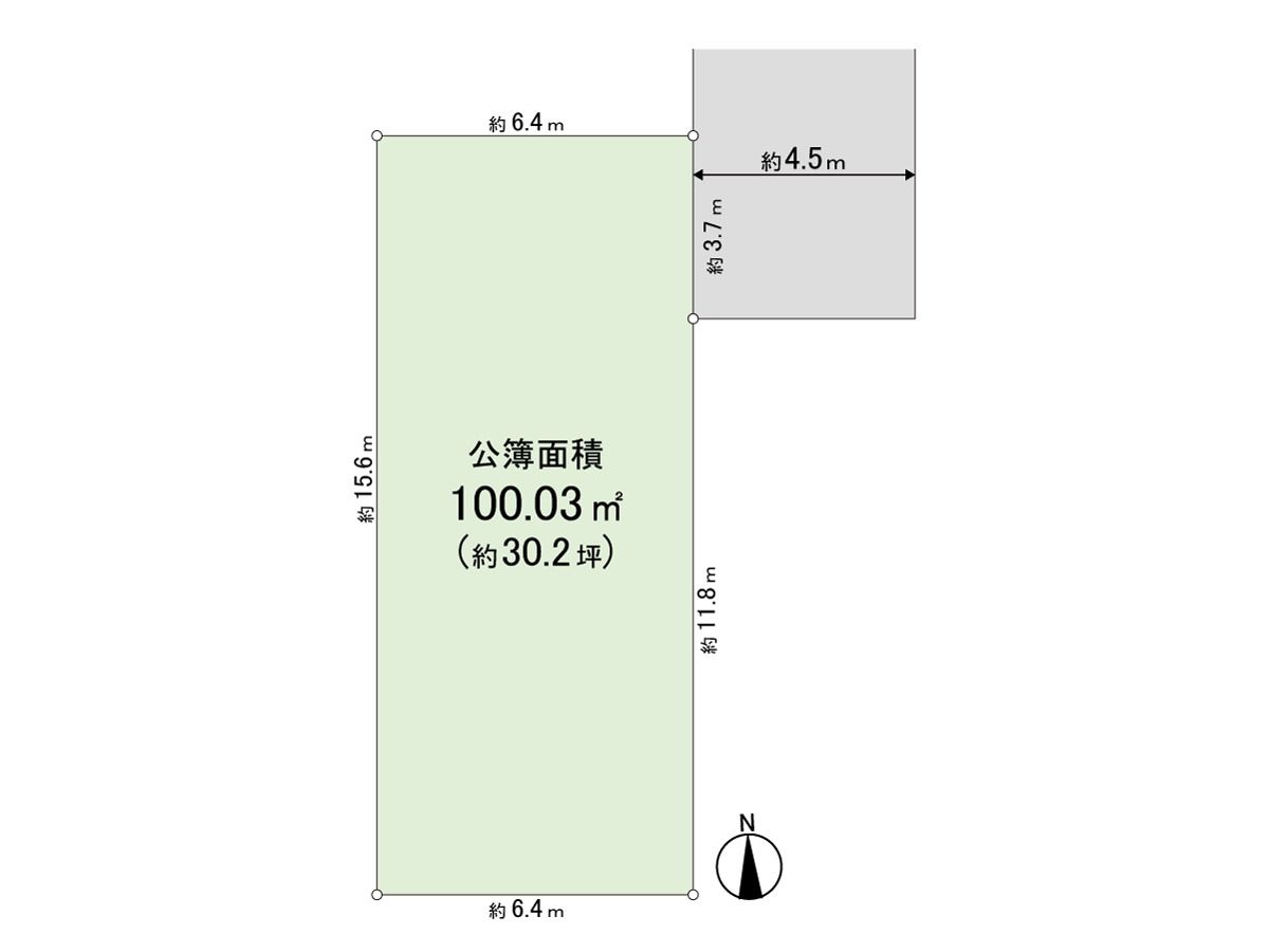 練馬区富士見台1丁目 土地 区画図 区画図