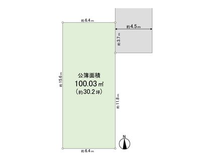 練馬区富士見台1丁目 土地 区画図