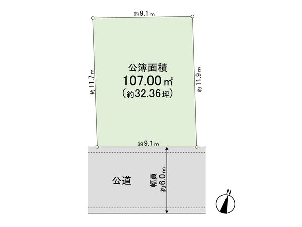練馬区豊玉北6丁目 土地 区画図 練馬区豊玉北6丁目 土地 区画図
