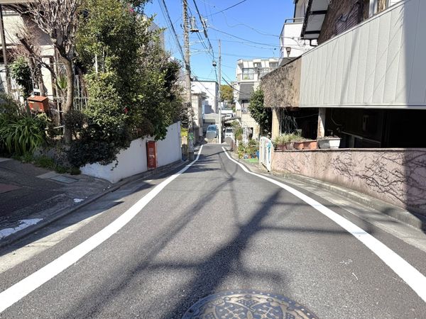 練馬区高野台1丁目 土地 前面道路含む外観
