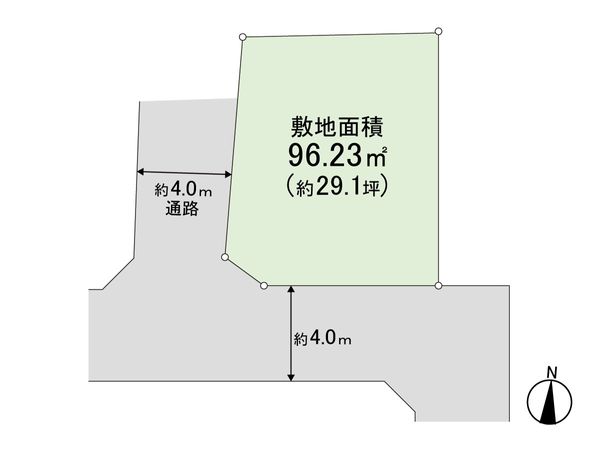 練馬区春日町4丁目 土地 区画図 区画図