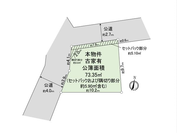 練馬区桜台4丁目 土地 区画図 練馬区桜台4丁目 土地 区画図