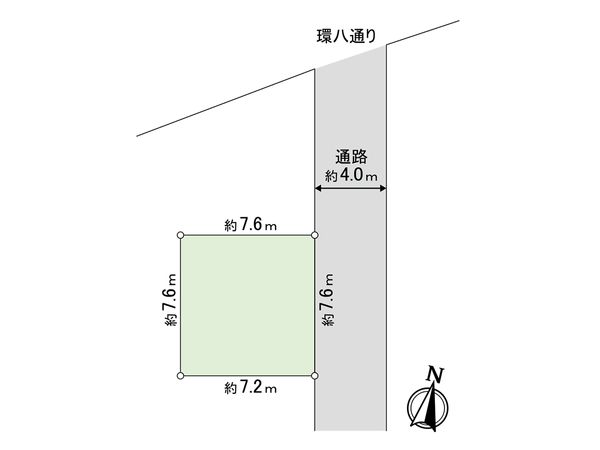 練馬区春日町2丁目 土地 区画図 練馬区春日町2丁目 土地 区画図