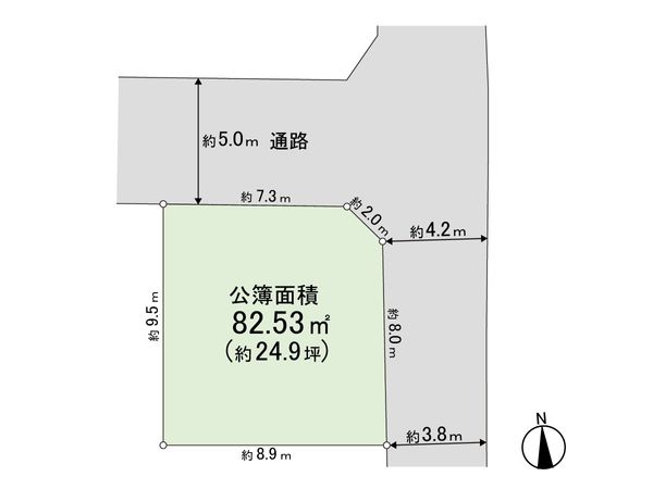 練馬区南田中3丁目 戸建 区画図