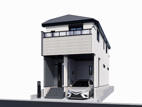 練馬区中村南1丁目 新築戸建 外観パース図