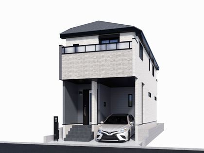 練馬区中村南1丁目 新築戸建 外観パース図