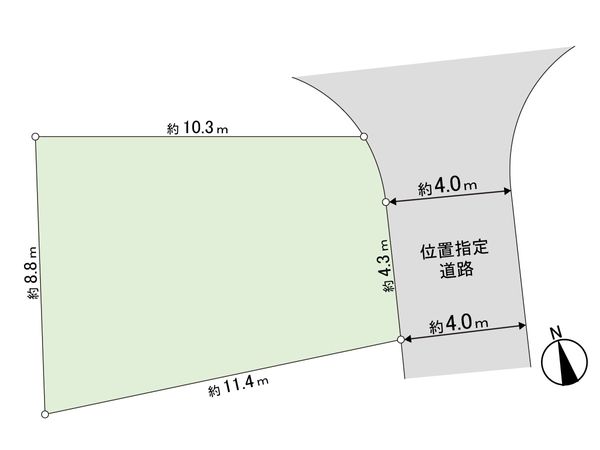 練馬区高松2丁目 新築戸建 区画図 練馬区高松2丁目 新築戸建 区画図
