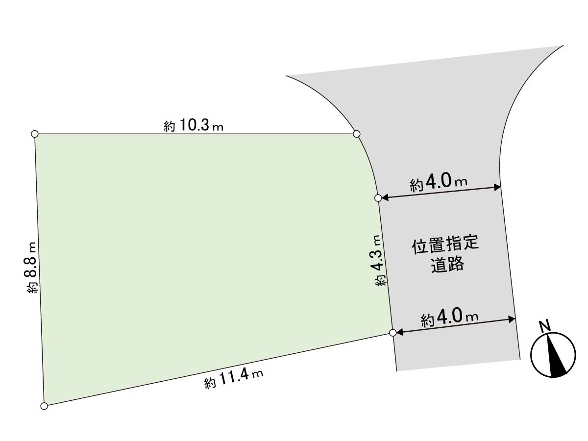 練馬区高松2丁目 新築戸建 区画図 区画図