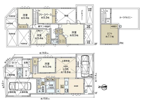 練馬区春日町6丁目 戸建 間取図(平面図)