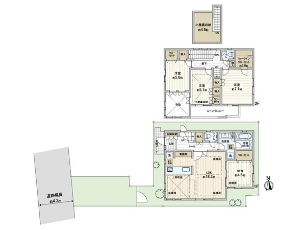 ファインコート小竹向原 間取図(平面図) ファインコート小竹向原 間取図(平面図)
