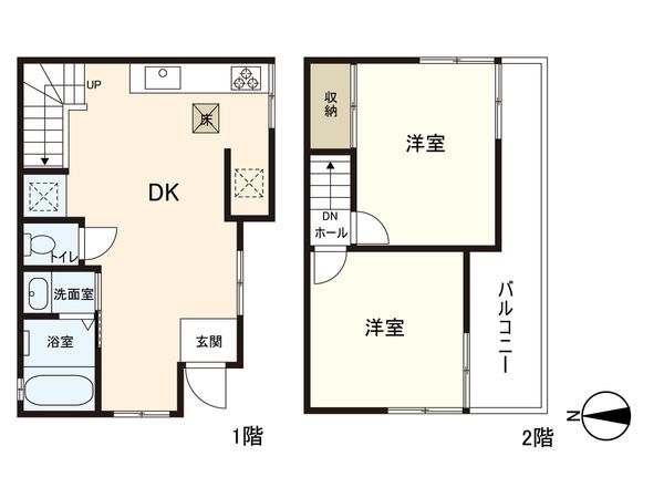 練馬区北町7丁目戸建 間取図(平面図)