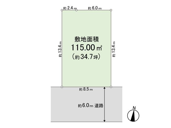 練馬区高松3丁目 戸建 区画図 練馬区高松3丁目 戸建 区画図