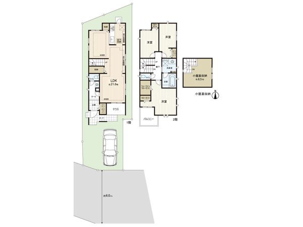 練馬区中村2丁目 戸建 間取図(平面図) 練馬区中村2丁目 戸建 間取図(平面図)