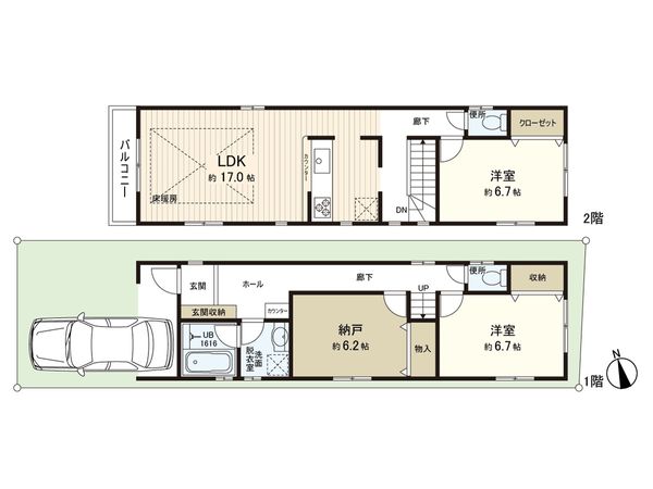 練馬区豊玉中1丁目 戸建 間取図(平面図) 練馬区豊玉中1丁目 戸建 間取図(平面図)