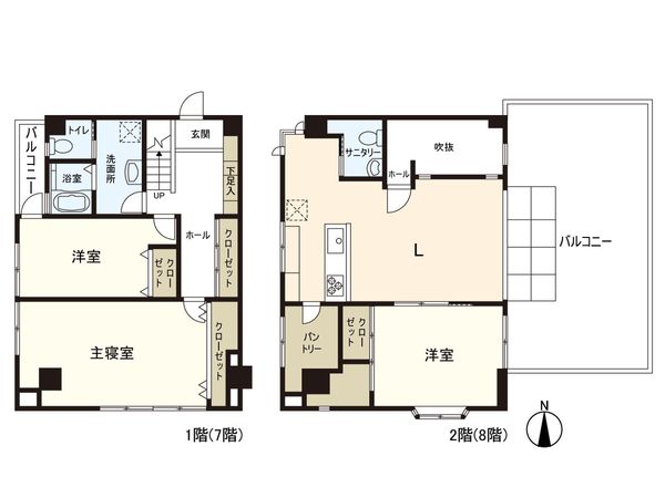 ロイヤルハイツ 間取図(平面図)