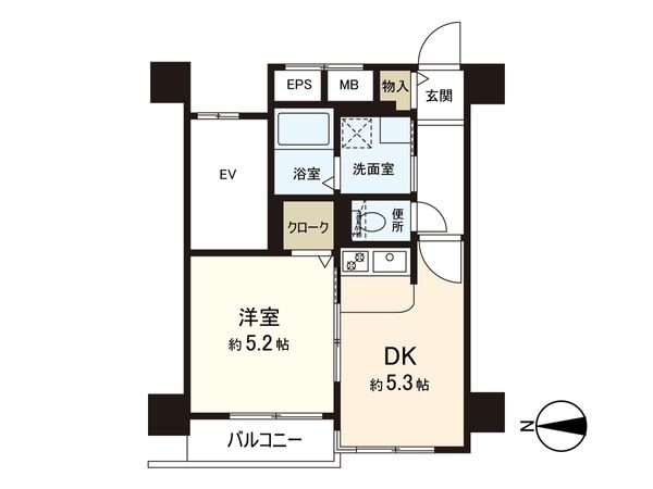 サンコート中村北 間取図(平面図) サンコート中村北 間取図(平面図)