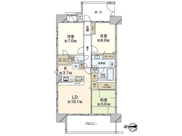 間取図(平面図)