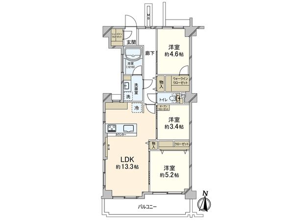 ライツ富士見台 間取図(平面図) ライツ富士見台 間取図(平面図)