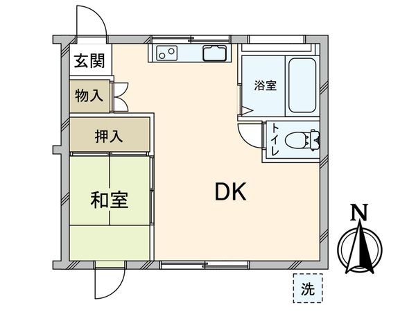 コーポ豊島園 間取図(平面図) コーポ豊島園 間取図(平面図)